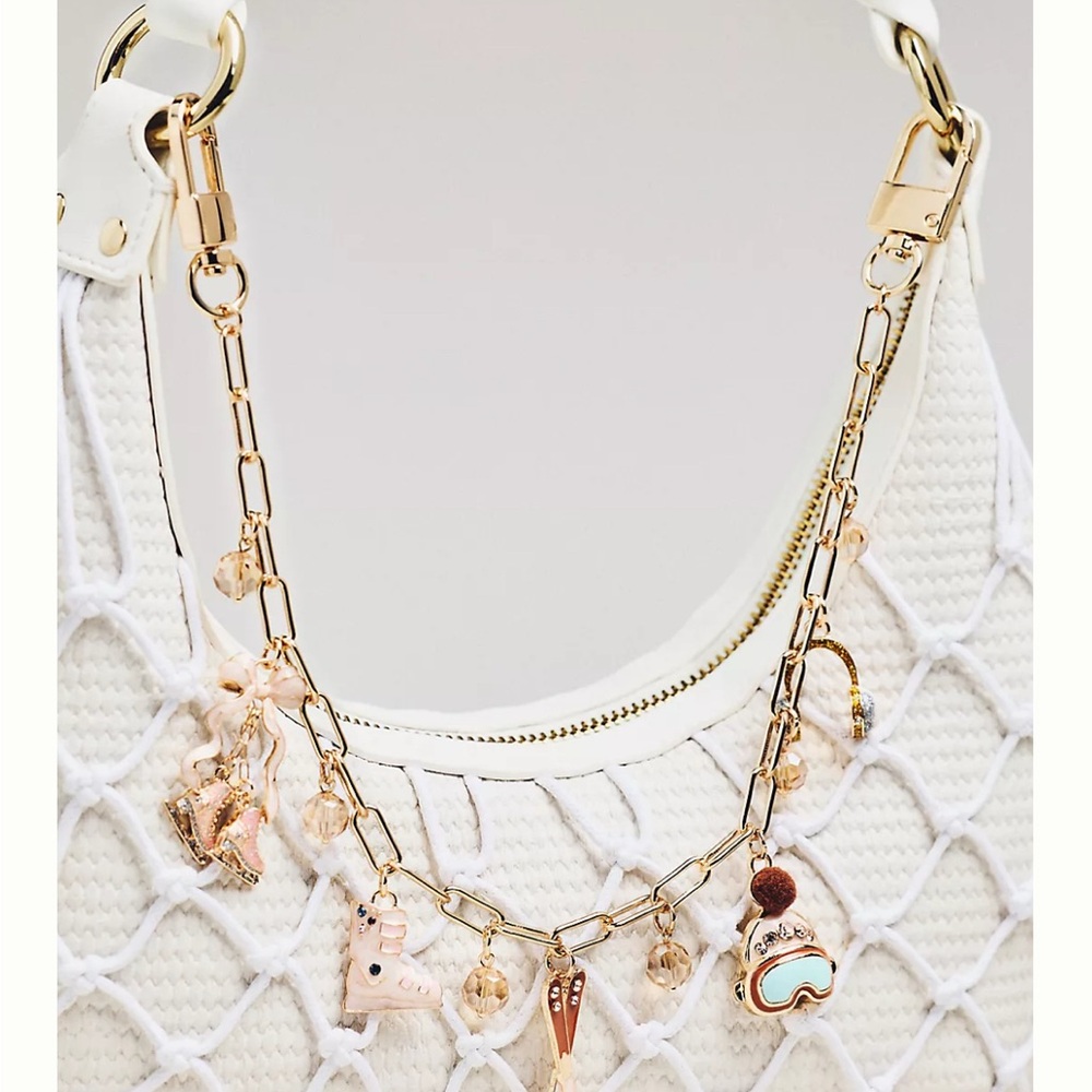Anthropologie Charming Gold Purse Charm